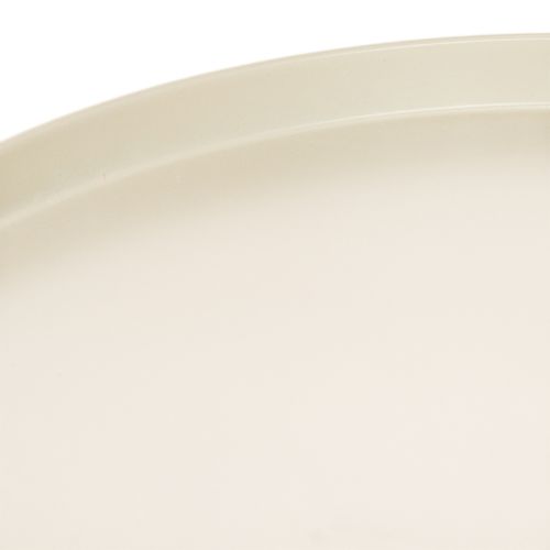 Plato decorativo de metal con forma de flor, redondo, 41 cm, para mesa. | Floristik24.es