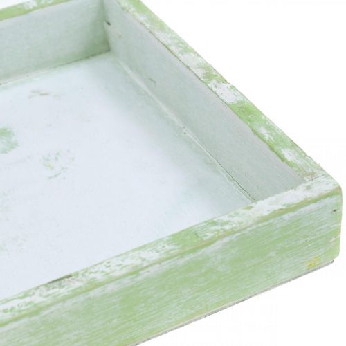 Floristik24 Bandeja decorativa, macetero, posavasos, decoración de mesa L32cm