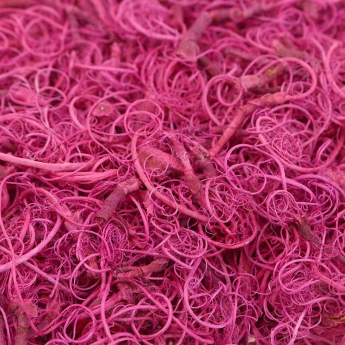 Fibra natural Tamarindo Fibra suministros para manualidades Pink Berry 500g