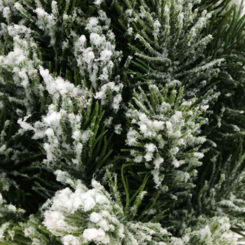 Floristik24 Mini árbol de Navidad en maceta con nieve artificial Ø18cm H32cm