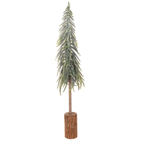 Árbol de Navidad artificial con base, escarchado, como decoración invernal, 90 cm. comprar | Floristik24.es