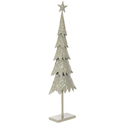 Árbol de Navidad decorativo sobre soporte con estrella, decoración festiva para mesa, 74 cm. comprar | Floristik24.es