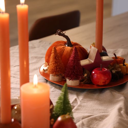Árbol de Navidad artificial en miniatura para decoración de mesa, 12 cm, 6 unidades | Floristik24.es