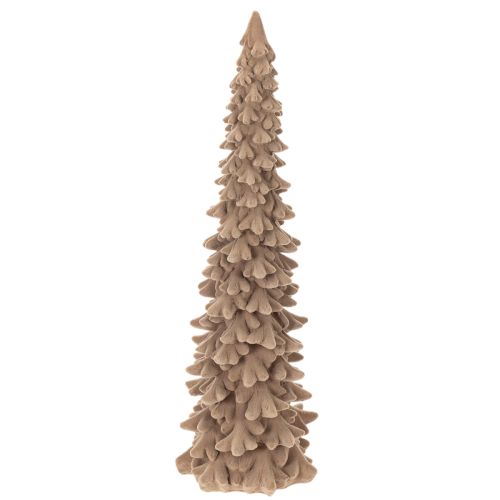 Árbol de Navidad decorativo con efecto nieve para decoración invernal, 34 cm.