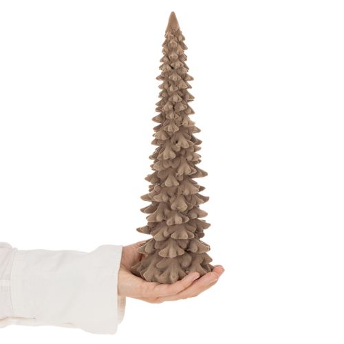 Árbol de Navidad decorativo con efecto nieve para decoración invernal, 34 cm. | Floristik24.es