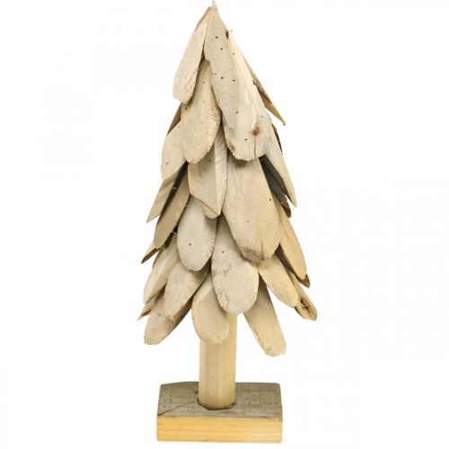 Floristik24 Deco árbol de Navidad madera madera rústica decoración Navidad H40cm