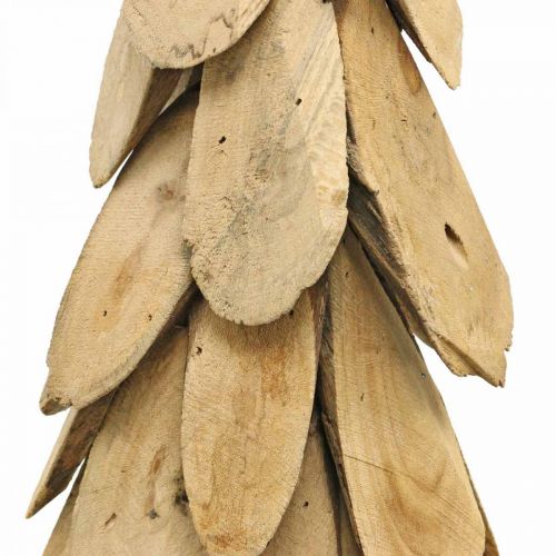 Floristik24 Árbol de Navidad Deco árbol de Navidad rústico de madera Al 55cm