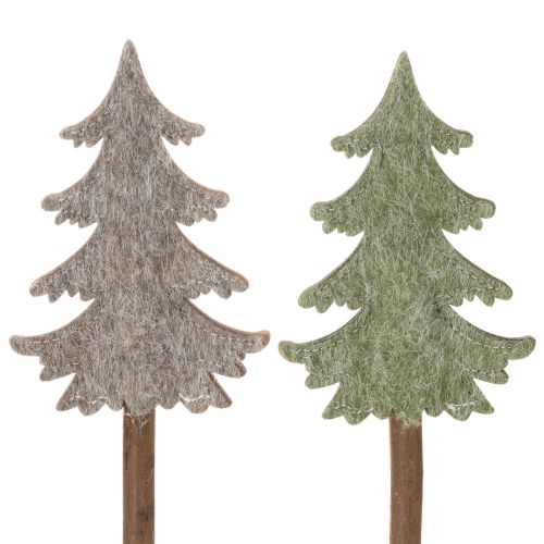 Árbol de Navidad decorativo con palo para macetas y arreglos altos, 45 cm, 6 unidades. comprar | Floristik24.es
