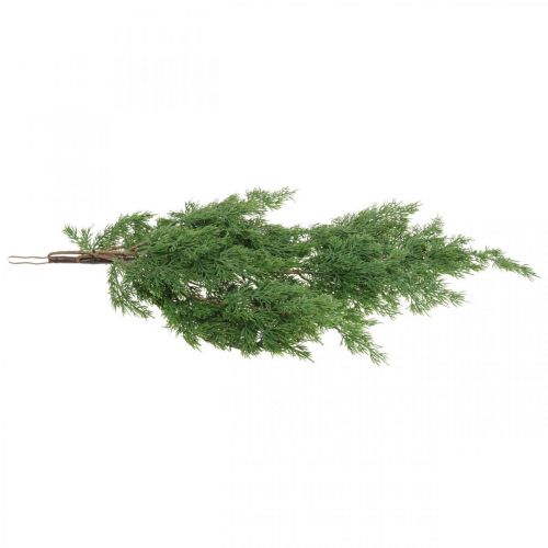 Floristik24 Rama de ciprés artificial verde para colgar de 5 ramas decorativas 75cm