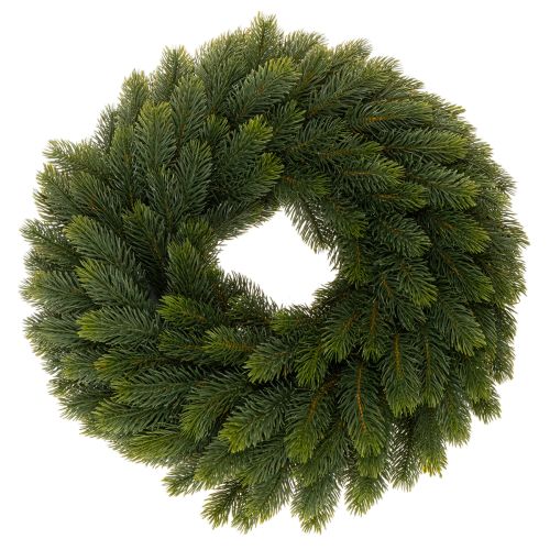 Corona de ramas de abeto artificiales, verde, redonda, 50 cm comprar | Floristik24.es