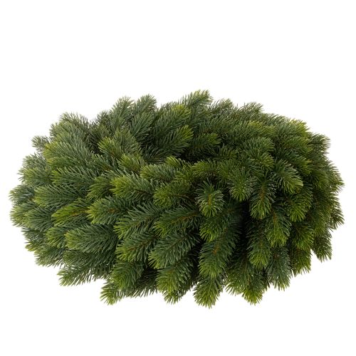 Corona de ramas de abeto artificiales, verde, redonda, 50 cm | Floristik24.es