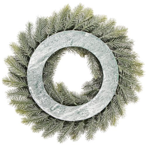 Floristik24 Corona de abeto corona decorativa helada abeto verde artificial Ø40cm