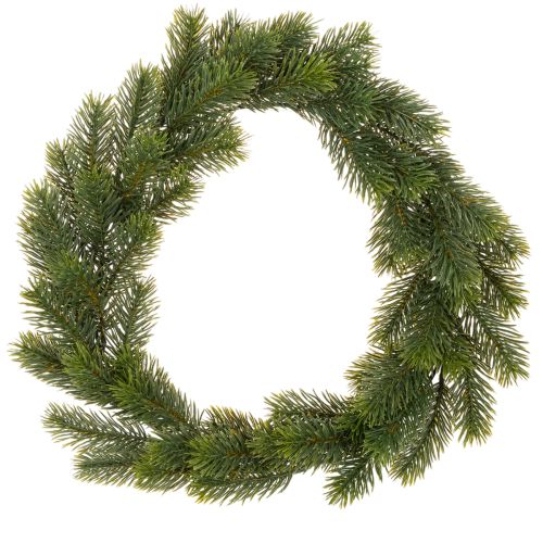 Corona artificial de abeto verde para decoración de puertas, 35 cm. comprar | Floristik24.es