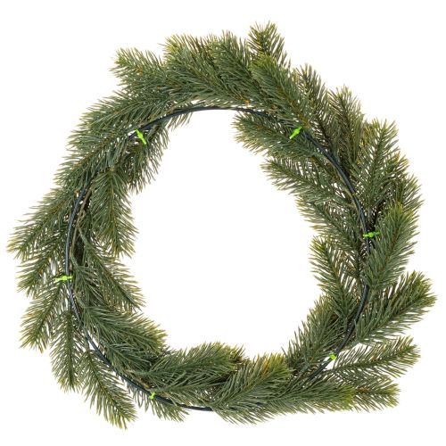 Corona artificial de abeto verde para decoración de puertas, 35 cm. | Floristik24.es
