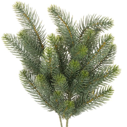 Rama de abeto artificial, decoración festiva para ventana, 50 cm, 3 piezas