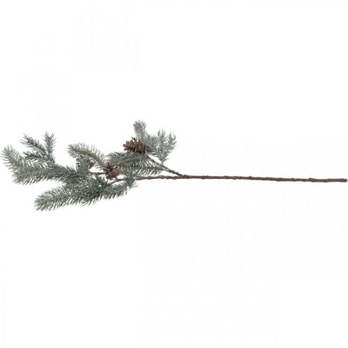 Artículo Rama de abeto Rama de Navidad artificial Frosted 71cm