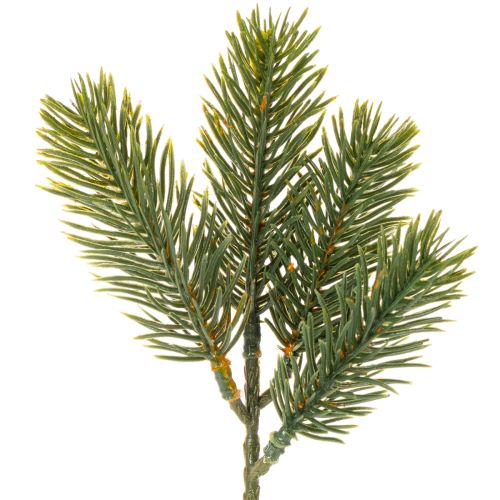 Rama artificial de abeto verde para decoración invernal, 25 cm, 24 unidades. comprar | Floristik24.es