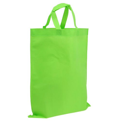 Bolsa verde de polar 37,5cm x 46cm 24uds