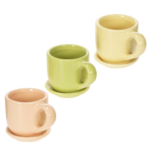 Taza de café, decoración de mesa para un comedor elegante, 11 cm, 3 piezas