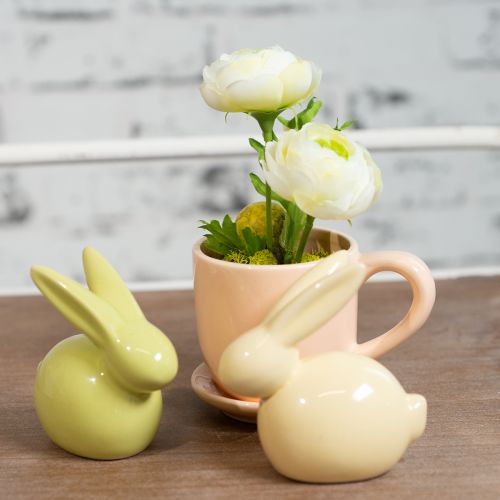 Artículo Taza de café, decoración de mesa para un diseño de habitación elegante con plantas, 11 cm, 3 piezas
