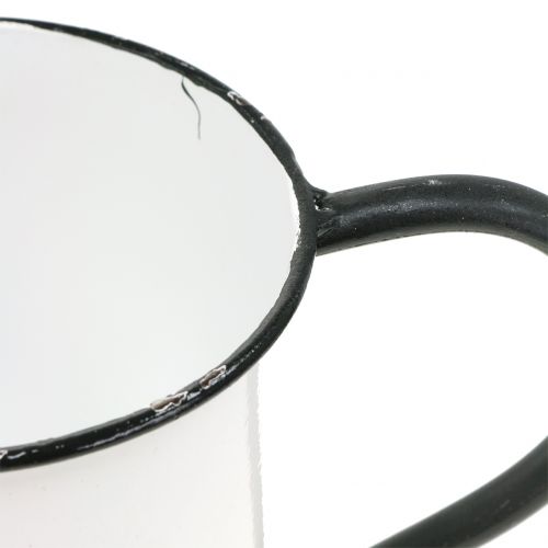 Floristik24 Macetero de metal vintage H13.5cm Ø15cm