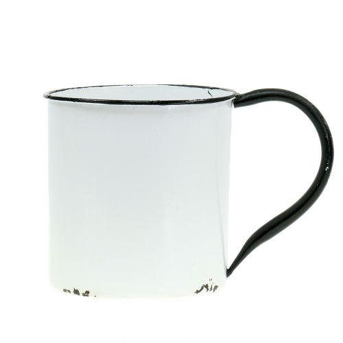 Floristik24 Macetero de metal vintage H13.5cm Ø15cm