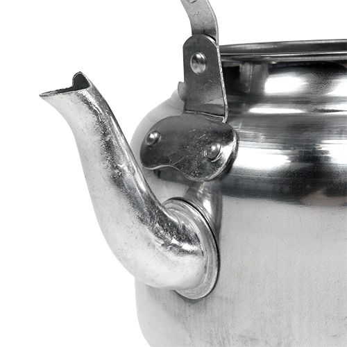 Artículo Tetera decorativa vintage de metal Ø19cm H15cm