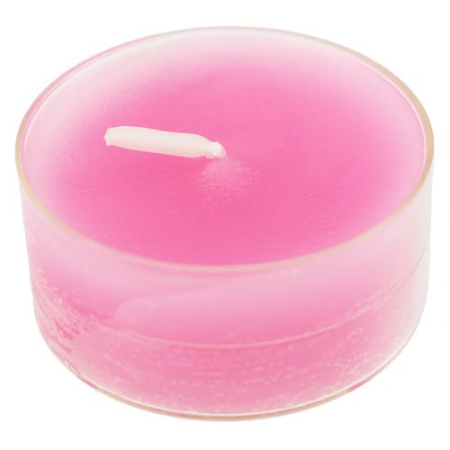 Floristik24 Velas de té rosa 18 piezas