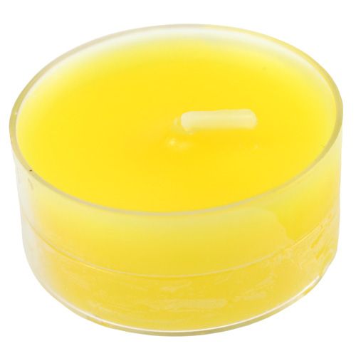 Floristik24 Velas de té amarillas 18 piezas