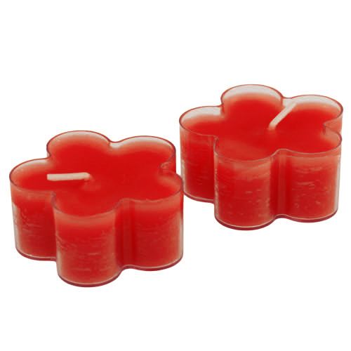 Flor rubí claro 12 piezas