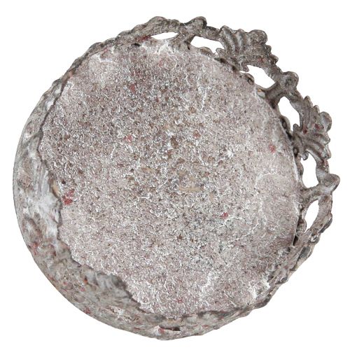 Artículo Portavelas enchufable con vela cristal gris Ø5,5cm 4ud
