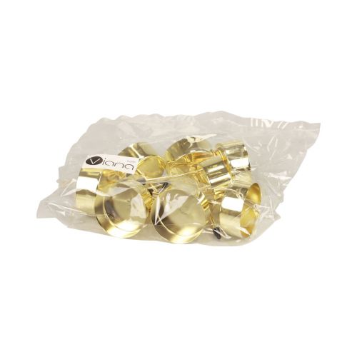 Artículo Portavelas para enchufar portavelas dorado Adviento Ø4cm 8 piezas