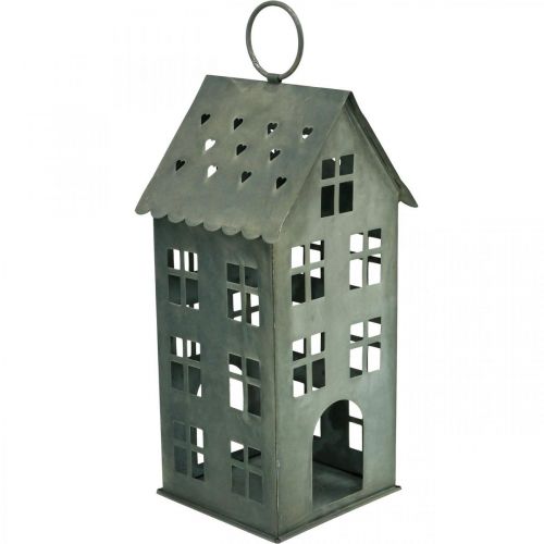 Floristik24 Portavelas Lichthaus Portavelas de metal Al.31,5 cm
