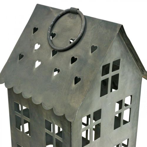 Floristik24 Portavelas Lichthaus Portavelas de metal Al.31,5 cm