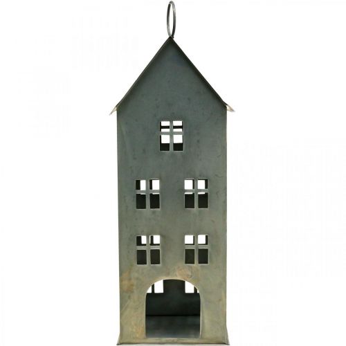 Floristik24 Portavelas Lichthaus Portavelas de metal 43×17×17cm