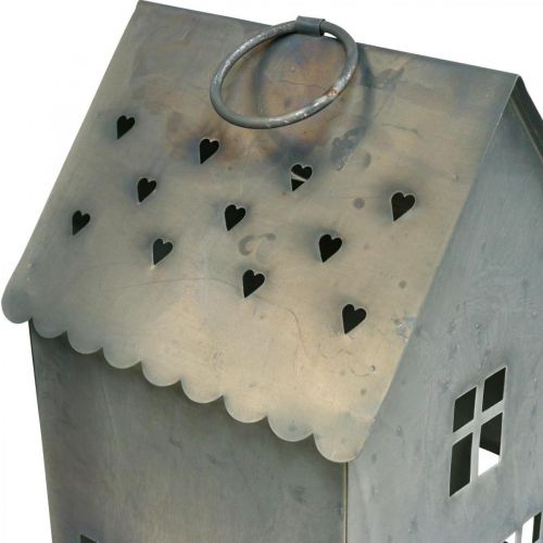 Floristik24 Portavelas Lichthaus Portavelas de metal 43×17×17cm
