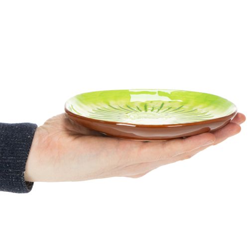 Artículo Platos redondos de cerámica con motivo de kiwi, aptos para mesa de comedor o cocina, 16 cm, 2 piezas