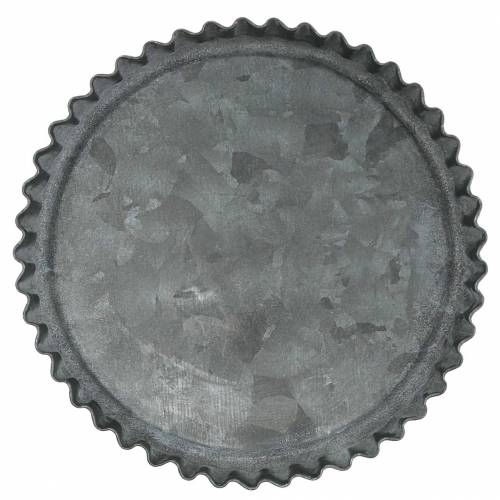 Floristik24 Plato decorativo juego de moldes para hornear zinc Ø7.8-11.5cm H1.3cm