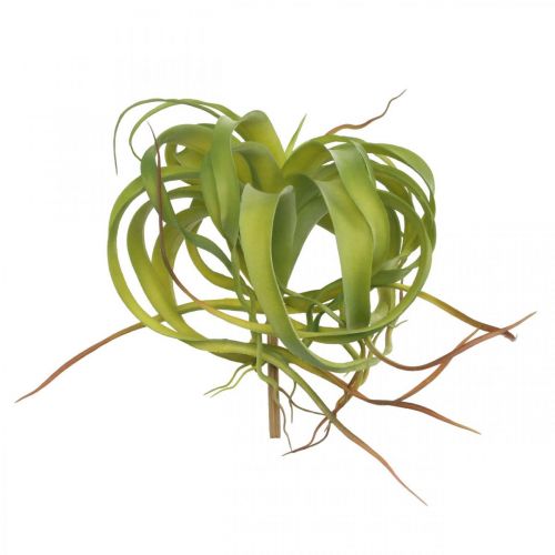 Artículo Tillandsia artificial para pegar planta artificial verde claro 30cm