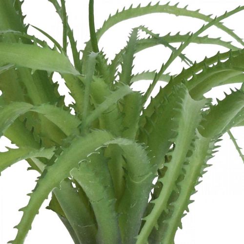 Floristik24 Aloe artificial verde planta artificial para pegar planta verde 38Øcm