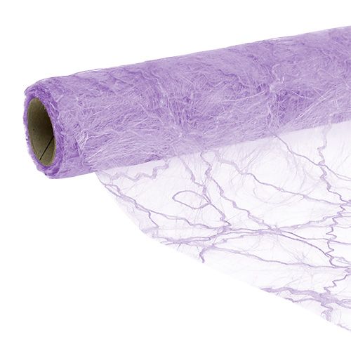 Floristik24 Cinta de mesa polar violeta 30cm 5m