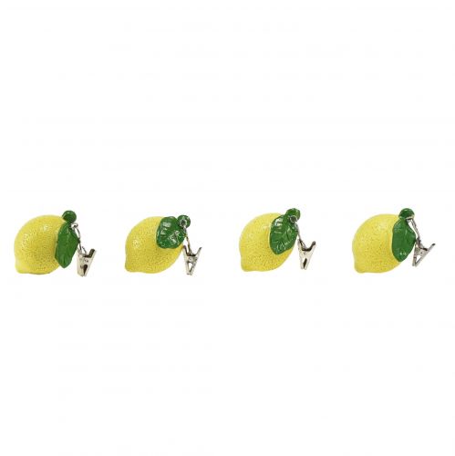Floristik24 Peso mantel clips para mantel limones 5cm 4ud