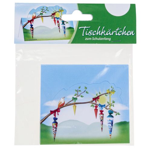 Artículo Decoración de mesa inscripción escolar, tarjetas de lugar decoración de inicio de escuela 6×9cm 6pcs