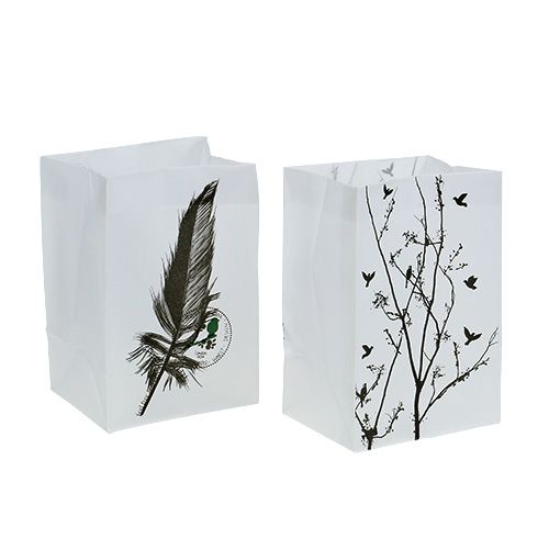 Floristik24 Bolsa de plástico para decoración de mesa con motivo 10x8x15cm 8pcs