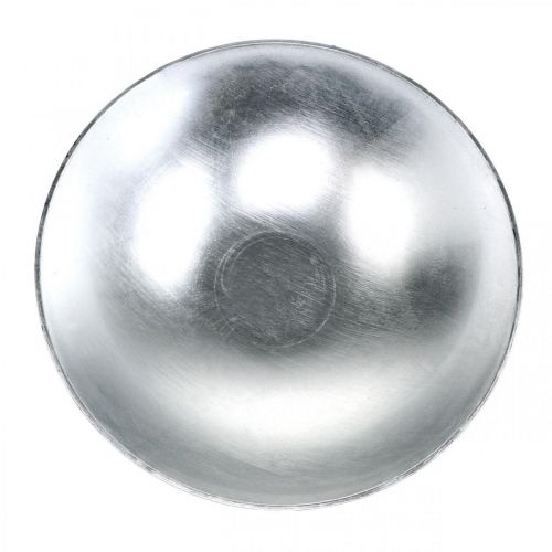 Floristik24 Cuenco de decoración de mesa plata Ø28cm plástico