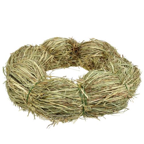 Artículo Corona de mesa corona de heno Ø28cm naturaleza