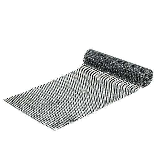 Floristik24 Camino de mesa con lentejuelas plateadas B25cm L228cm