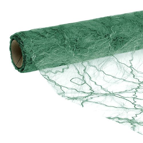 Floristik24 Camino de mesa Sizotwist Verde Oscuro 30cm 5m