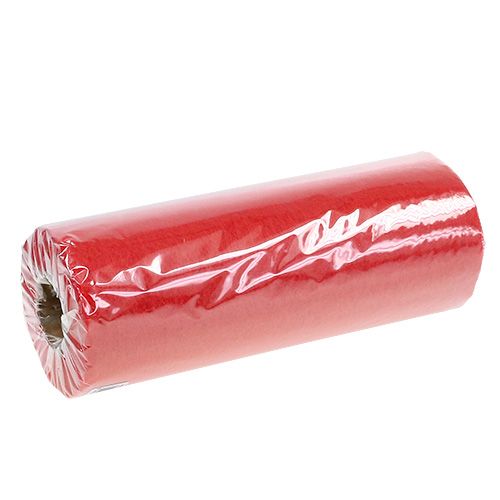 Floristik24 Camino de mesa polar rojo 23cm 25m
