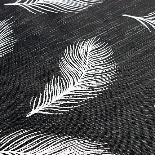 Artículo Camino de mesa con patrón de plumas 30cm x 500cm